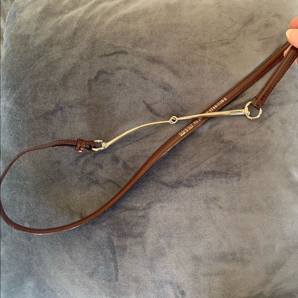 Gucci Brown and Gold Women's Belt - Picture 3 of 7